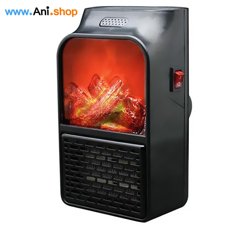 فن هیتر پریزی 1000 وات فلیم طرح شومینه مدل Flam Heater